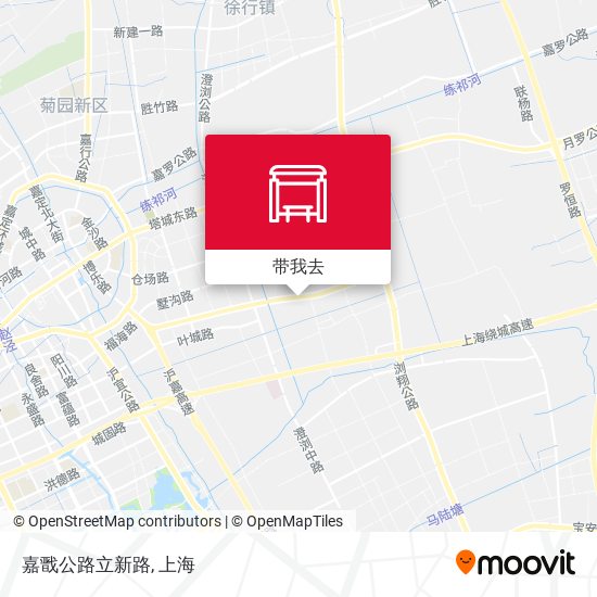 嘉戬公路立新路地图