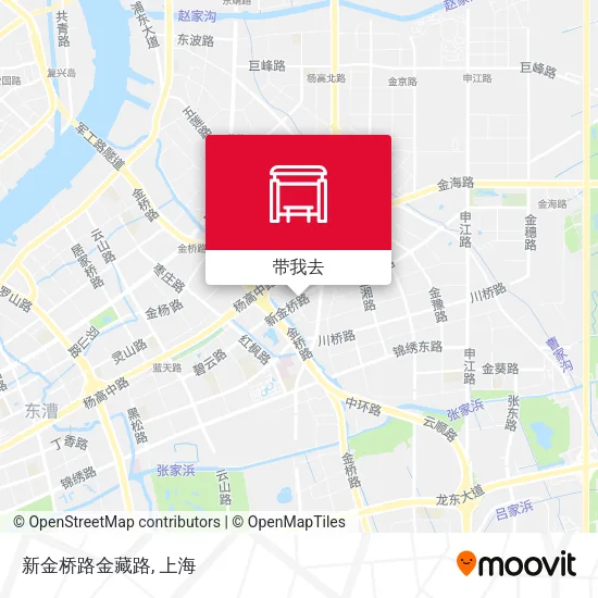 新金桥路金藏路地图