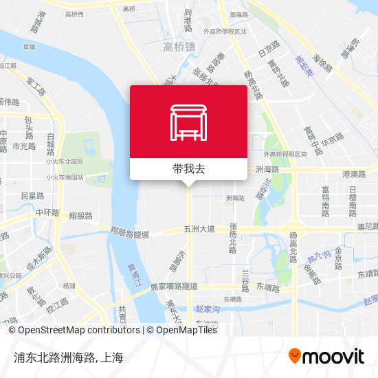 浦东北路洲海路地图