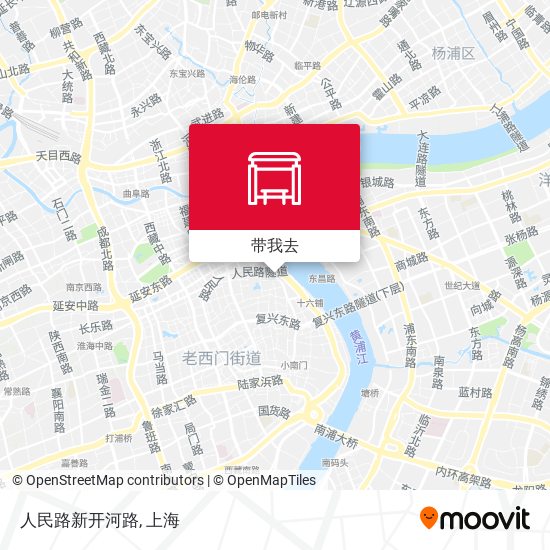 人民路新开河路地图