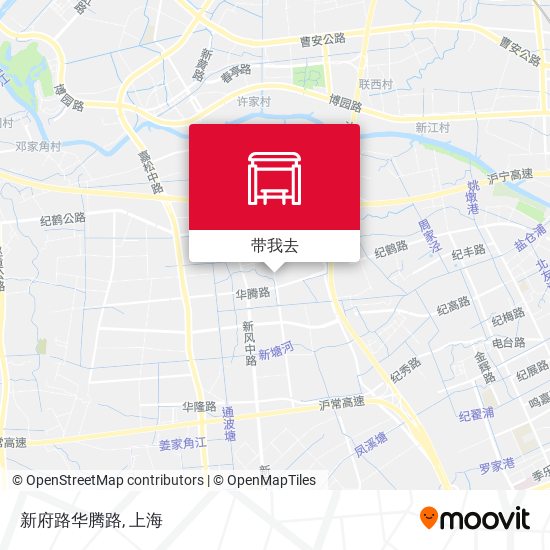 新府路华腾路地图