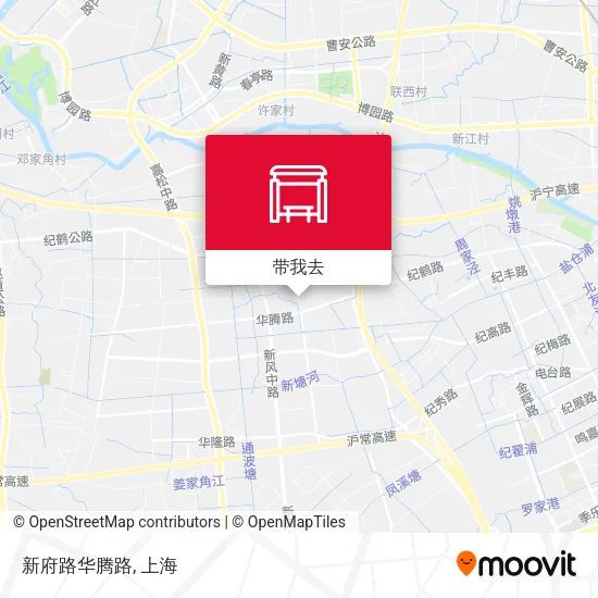 新府路华腾路地图