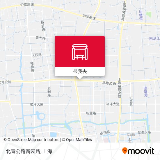 北青公路新园路地图