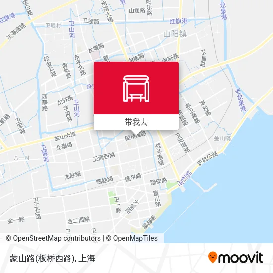 蒙山路(板桥西路)地图