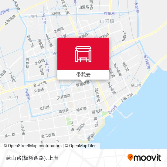 蒙山路(板桥西路)地图
