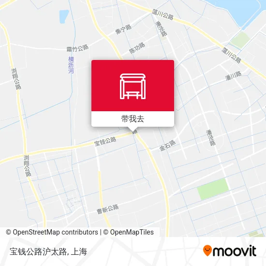 宝钱公路沪太路地图