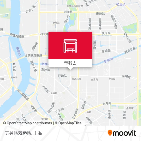 五莲路双桥路地图