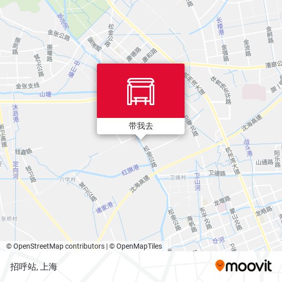 招呼站地图