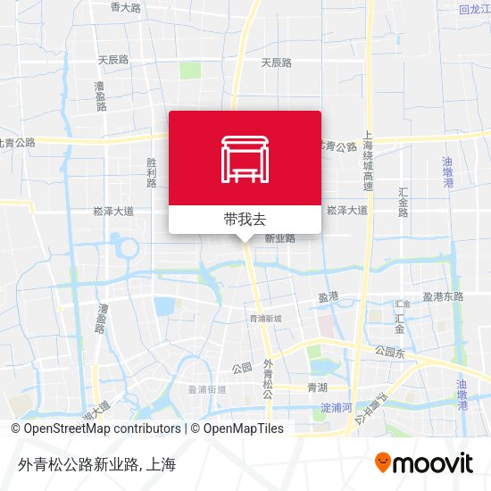 外青松公路新业路地图