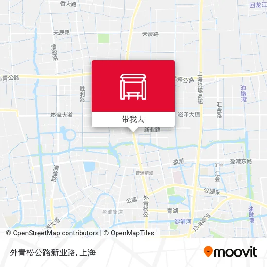 外青松公路新业路地图