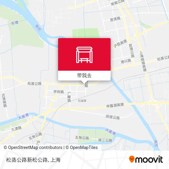 松蒸公路新松公路地图