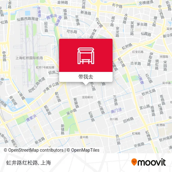 虹井路红松路地图