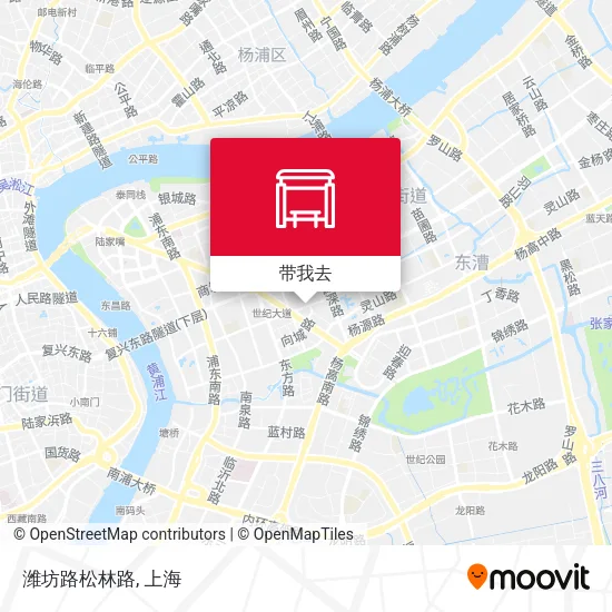 潍坊路松林路地图