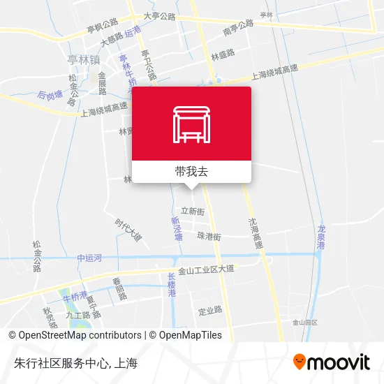 朱行社区服务中心地图