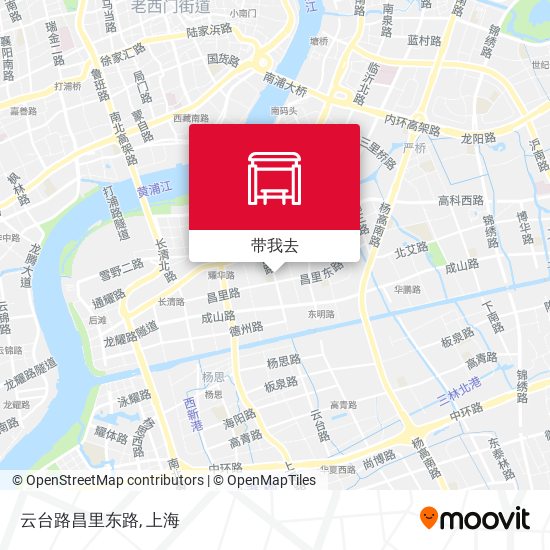 云台路昌里东路地图