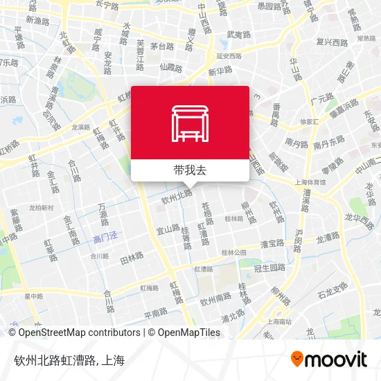 钦州北路虹漕路地图