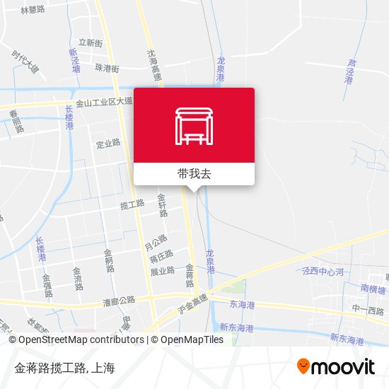 金蒋路揽工路地图
