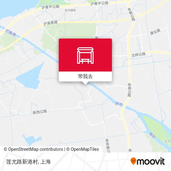 莲尤路新港村地图