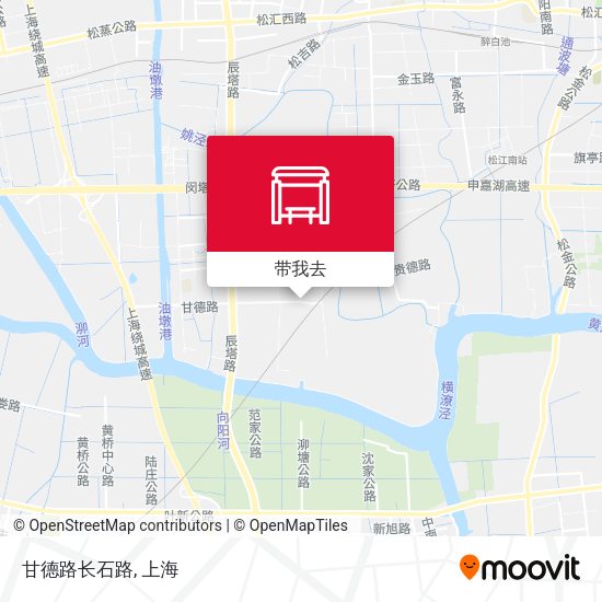 甘德路长石路地图