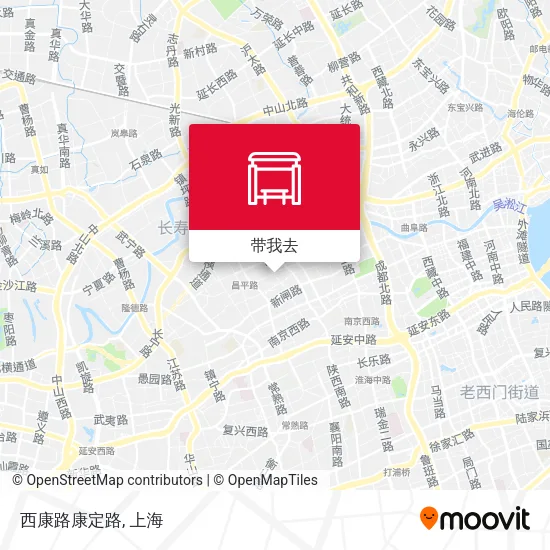 西康路康定路地图