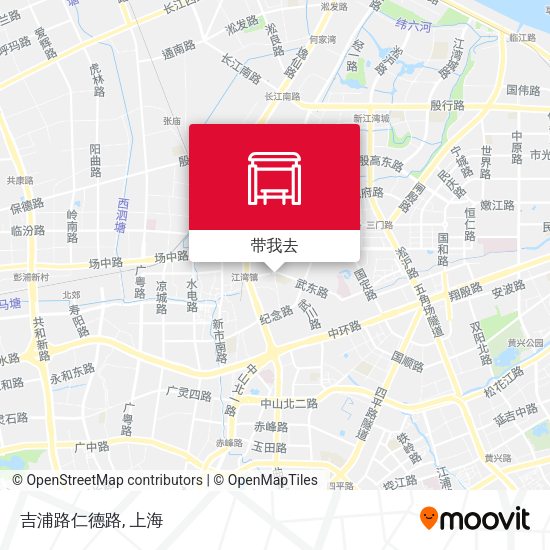 吉浦路仁德路地图