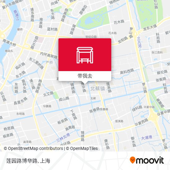莲园路博华路地图