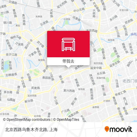 北京西路乌鲁木齐北路地图
