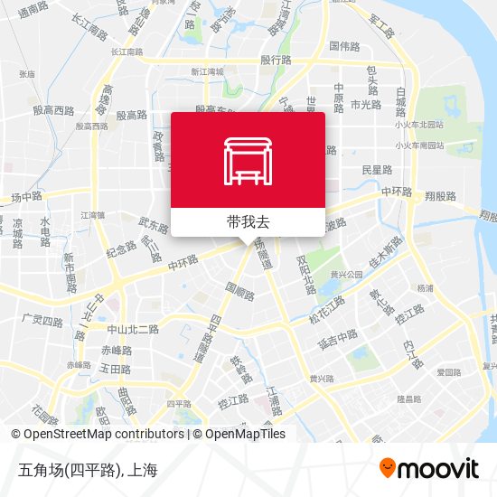 五角场(四平路)地图