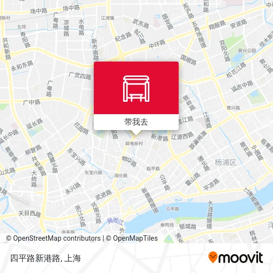 四平路新港路地图