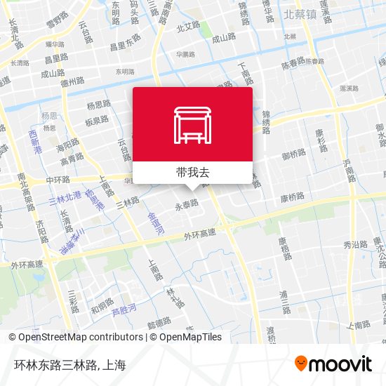 环林东路三林路地图