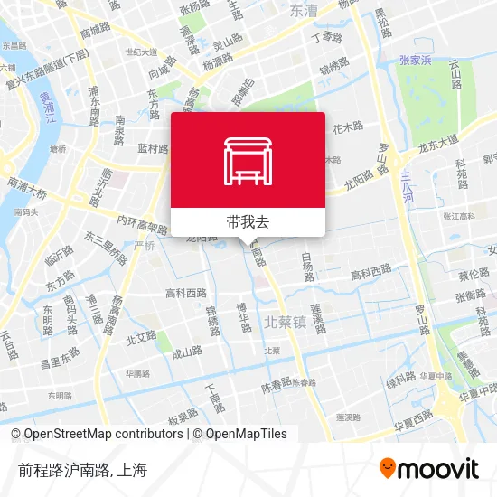 前程路沪南路地图