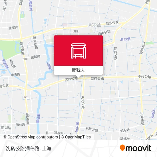 沈砖公路洞伟路地图