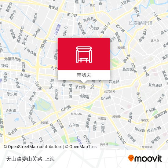 天山路娄山关路地图