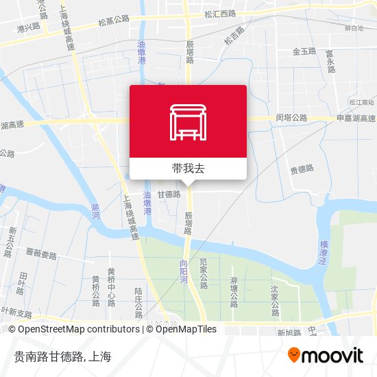 贵南路甘德路地图