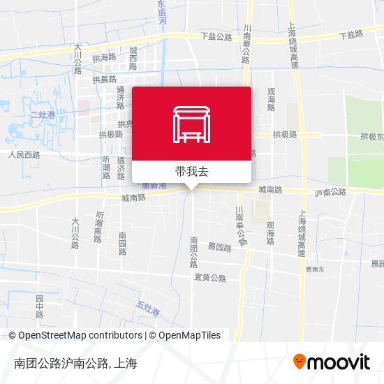 南团公路沪南公路地图