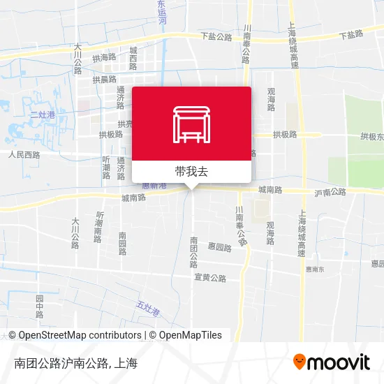 南团公路沪南公路地图