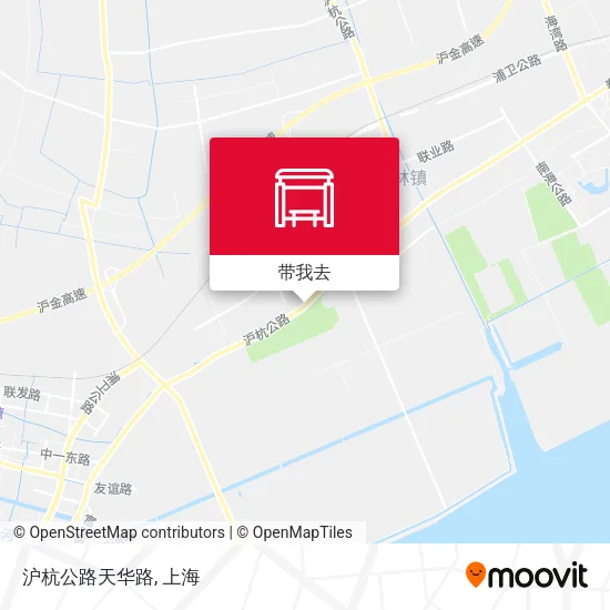 沪杭公路天华路地图