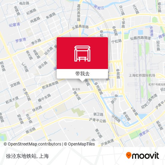 徐泾东地铁站地图