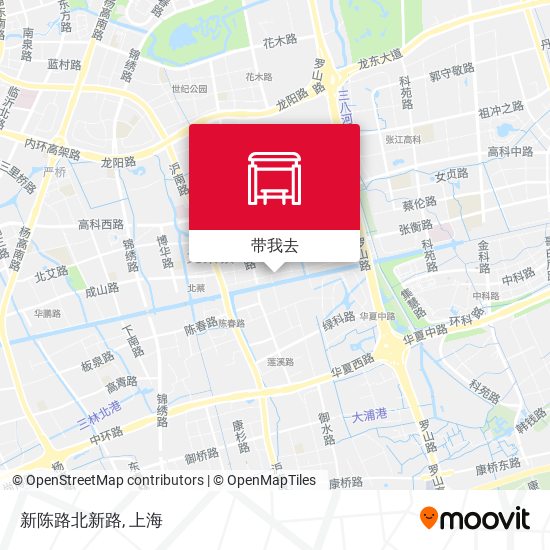 新陈路北新路地图