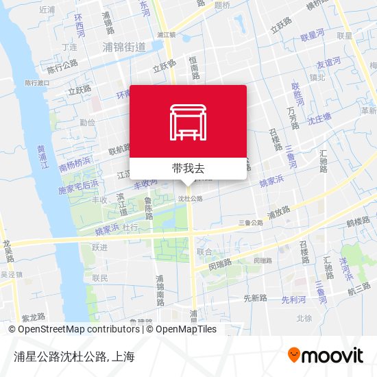 浦星公路沈杜公路地图