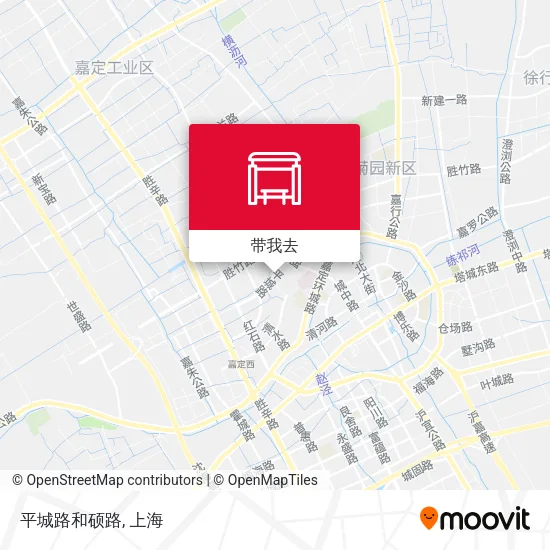 平城路和硕路地图