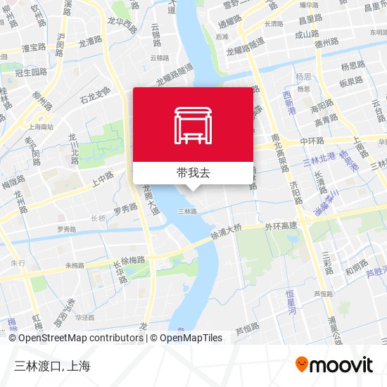 三林渡口地图