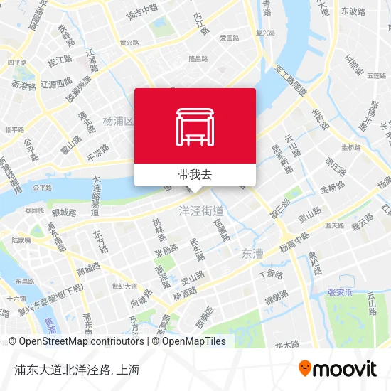 浦东大道北洋泾路地图