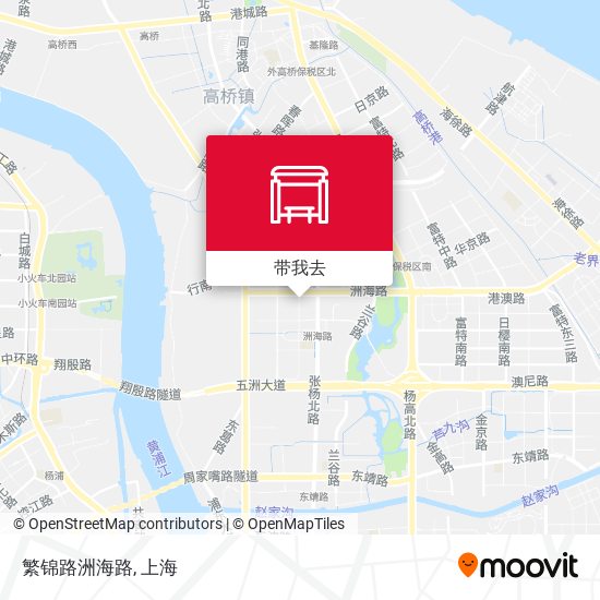 繁锦路洲海路地图
