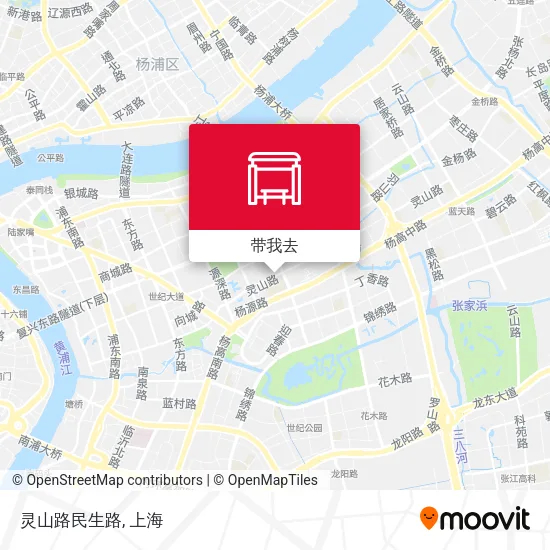 灵山路民生路地图