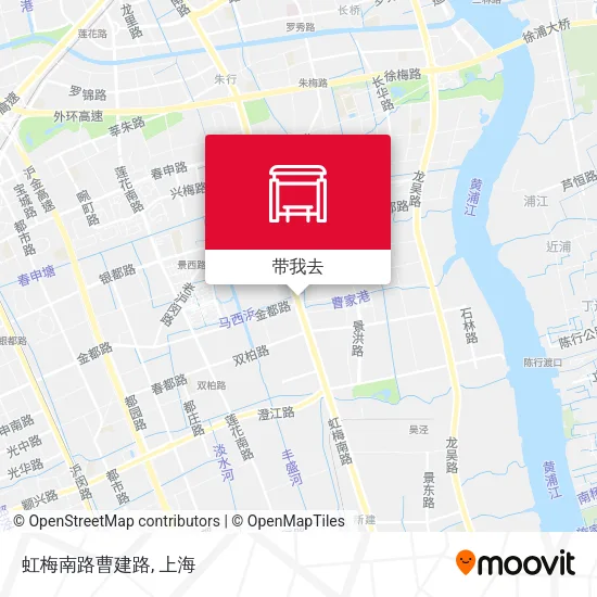 虹梅南路曹建路地图