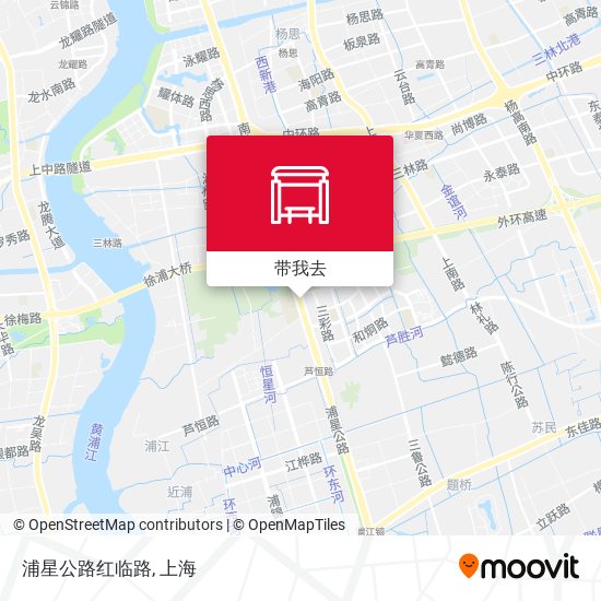 浦星公路红临路地图