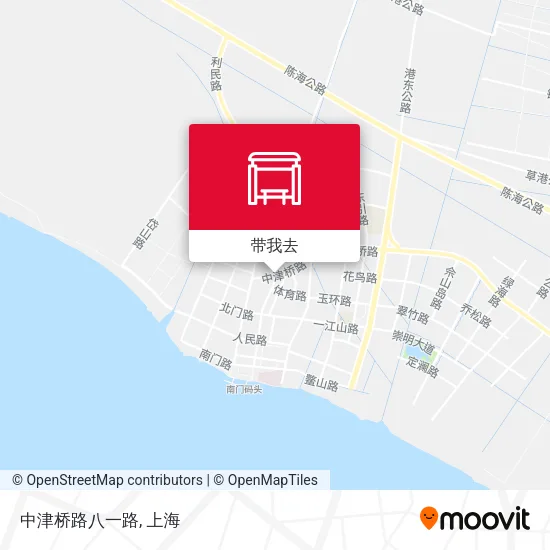 中津桥路八一路地图