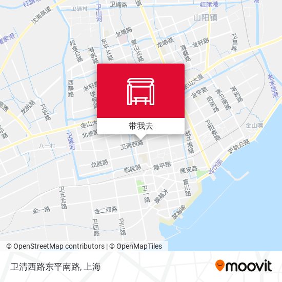 卫清西路东平南路地图