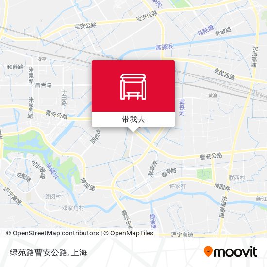 绿苑路曹安公路地图